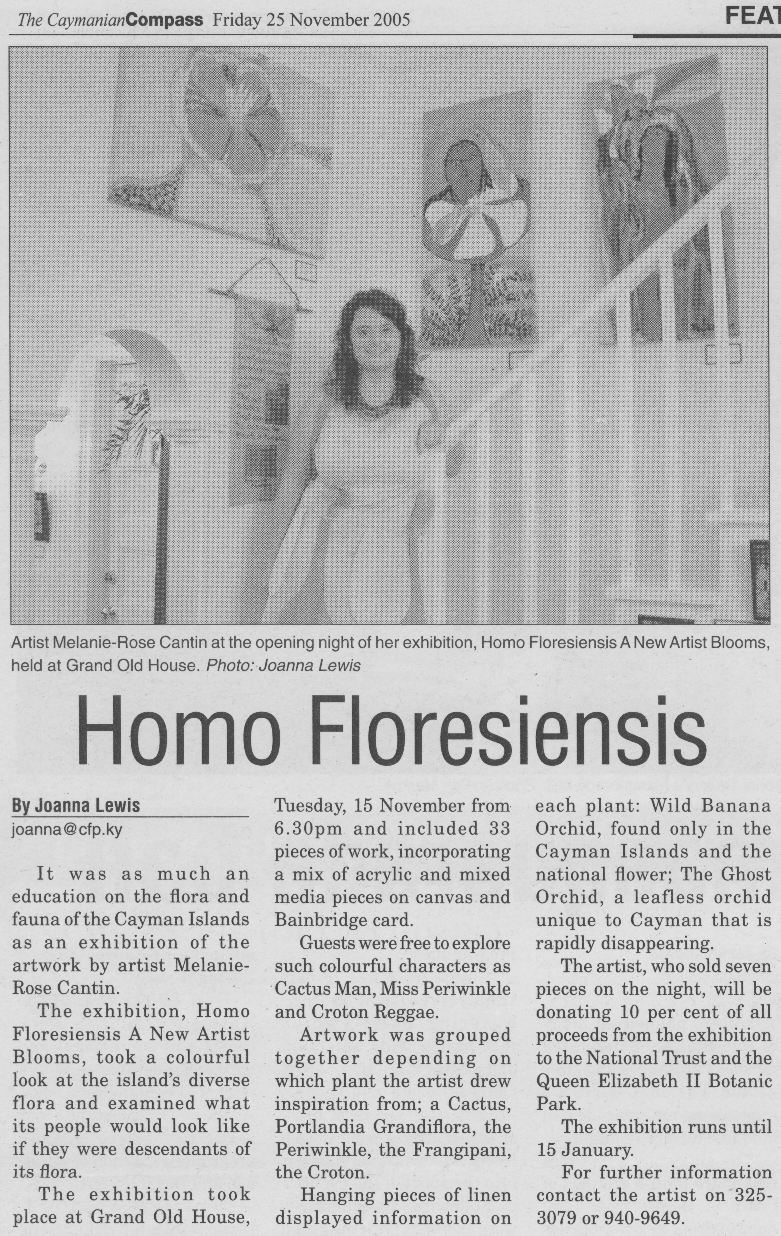Homo Floresiensis, Cayman Net News 2005-11-11